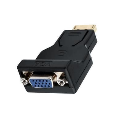 i-tec DP2VGAADA, DisplayPort, VGA, Svart