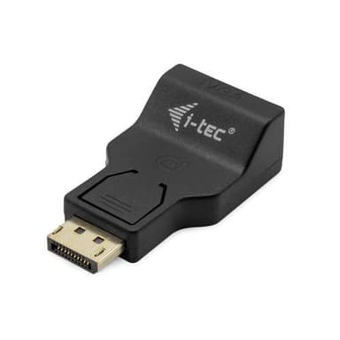 i-tec DP2VGAADA, DisplayPort, VGA, Svart