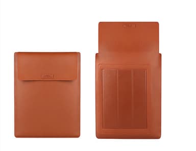 Laptopfodral och laptopstöd i ett 14.1"-15.6", Brunt