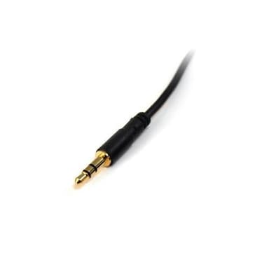 StarTech.com MU6MMS, 3,5mm, Hankoppling, 3,5mm, Hankoppling, 1,8 m, Sv