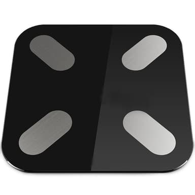 Smart digital personvåg med Bluetooth, Svart