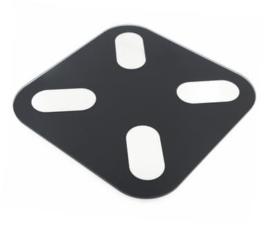 Smart digital personvåg med Bluetooth, Svart