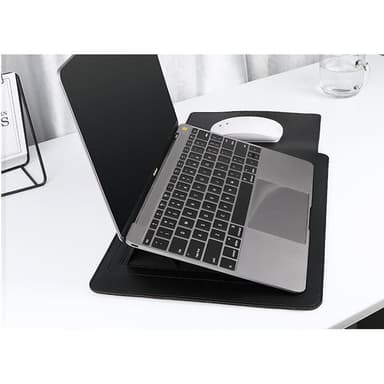 Laptopfodral och laptopstöd i ett 14.1"-15.6", Svart