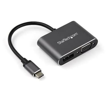 StarTech.com USB-C multiportvideo-adapter - DisplayPort eller VGA - 4K
