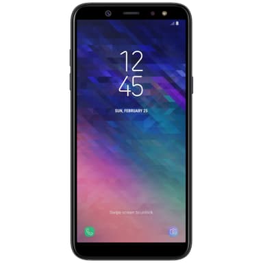 Samsung Galaxy A6 smartphone (svart)