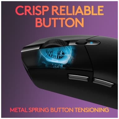 Logitech G305 trådlös gamingmus (svart)