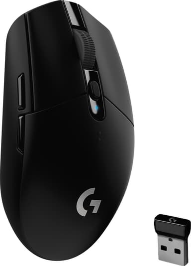 Logitech G305 trådlös gamingmus (svart)