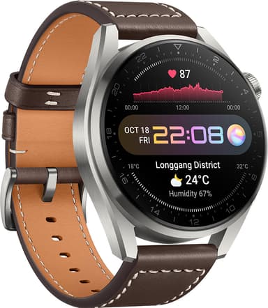 Huawei Watch 3 Pro Classic Edition smartwatch 48mm (brun)