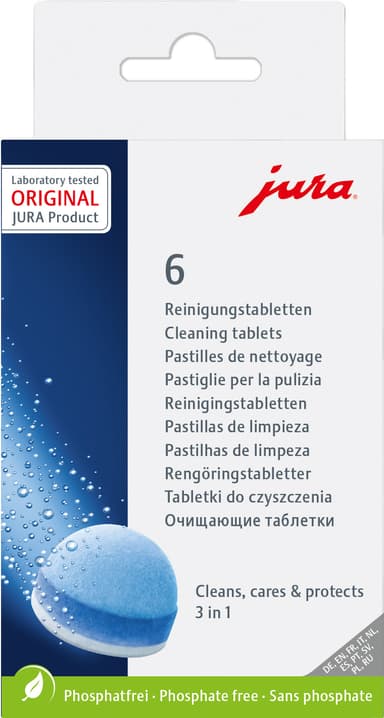 Jura 3-fas rengöringstabletter 24225