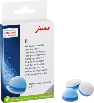 Jura 3-fas rengöringstabletter 24225