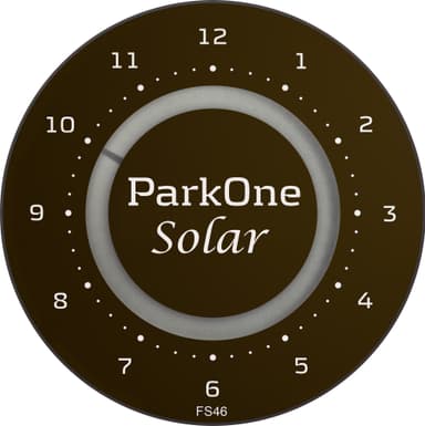 ParkOne Solar parkeringsskiva PARKONE7010