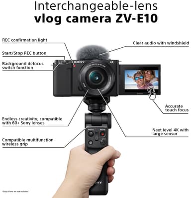 Sony digital vlogg-kamera ZV-E10L