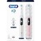 Oral-B iO6 Sensitive eltandborste 2-pack 378198 (vit/rosa)