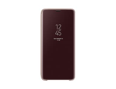 Samsung Galaxy S9 Plus Clear View Standing Cover - Guld