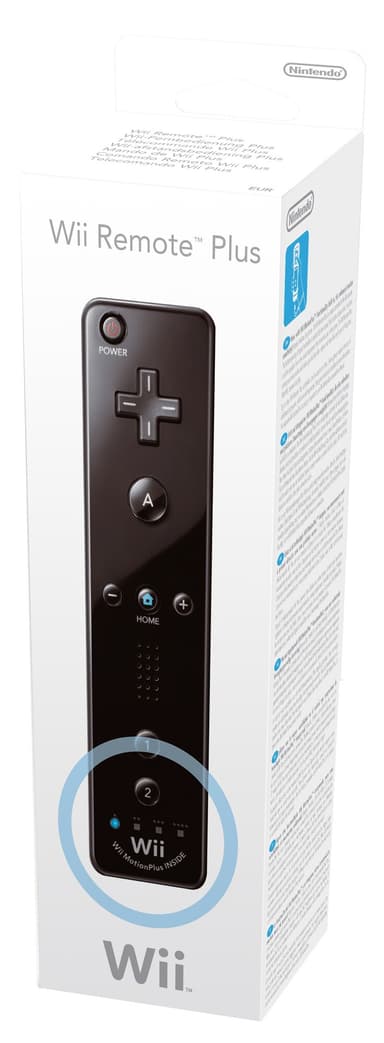 Wii Remote Plus (svart)