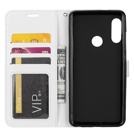 Mobilplånbok 3-kort Huawei P30 Lite (MAR-LX1)  - Vit