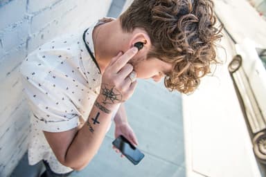 Bragi The Headphone Trådlösa in-ear hörlurar (svart)