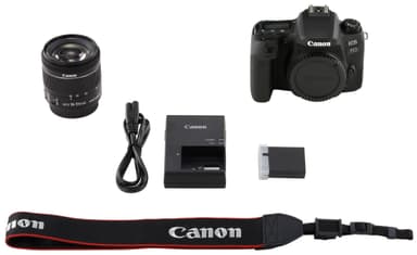 Canon EOS 77D systemkamera + 18-55mm IS STM objektiv