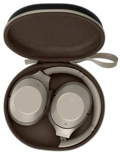 Sony MDR-1000X trådlösa around-ear hörlurar (beige)