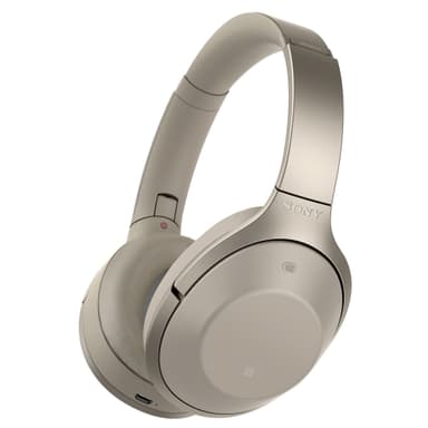 Sony MDR-1000X trådlösa around-ear hörlurar (beige)