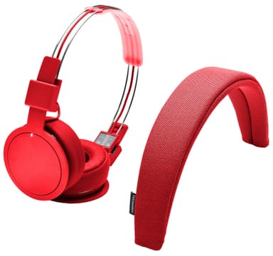 Urbanears Plattan ADV trådlösa hörlurar (tomatröd)