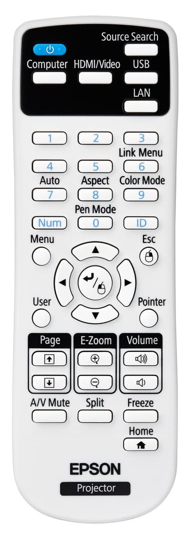 Epson klassrumsprojektor EB-675W (vit)