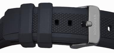 Wristouch 42mm Apple Watch Sport gummiarmband (svart)