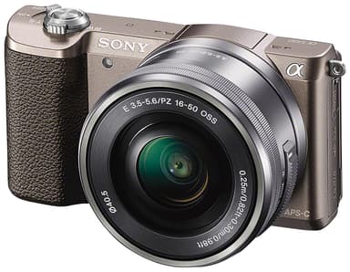 Sony Alpha A5100 Systemkamera + 16 - 50 mm objektiv