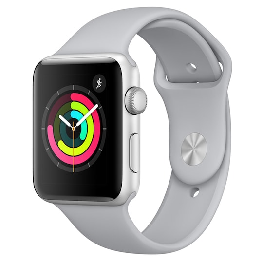 Apple Watch Series 3 42 mm (dimmgrått sportband)