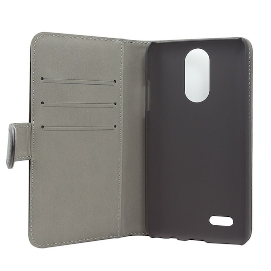 Gear LG K8 2017 plånboksfodral (svart)
