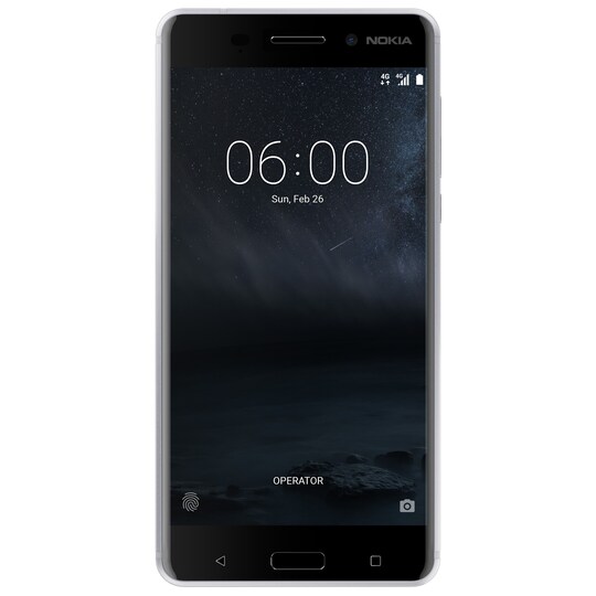 Nokia 6 smartphone (silver)