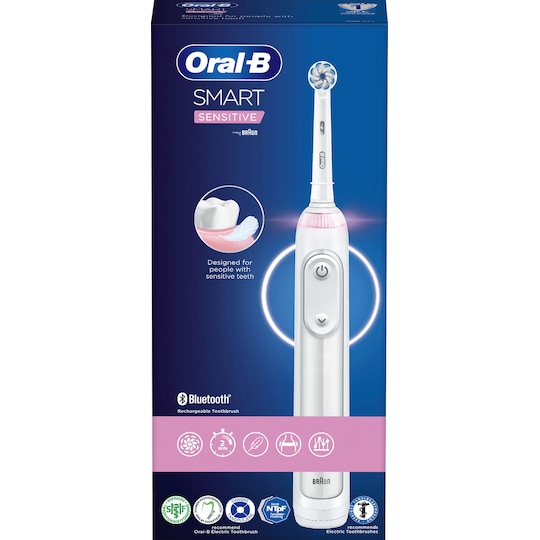 Oral-B Smart Sensitive eltandborste SMARTSSENWH (vit)