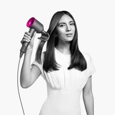 Dyson Supersonic HD07 hårfön (iron/fuchsia)