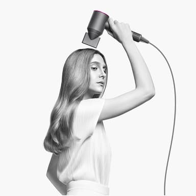Dyson Supersonic HD07 hårfön (iron/fuchsia)