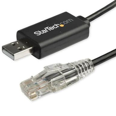 StarTech.com 1,8 m Cisco USB-konsolkabel - USB till RJ45, 1,8 m, RJ-45