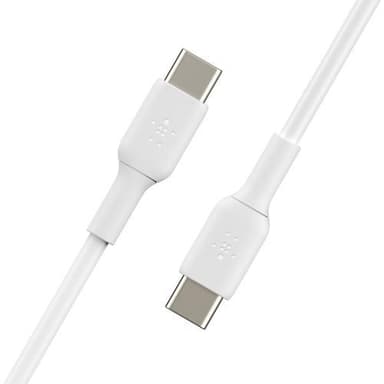 Belkin CAB003BT1MWH, 1 m, USB C, USB C, Vit