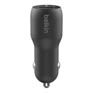 Belkin Boost Charge, Automatisk, Cigarr tändare, 1 m, Svart