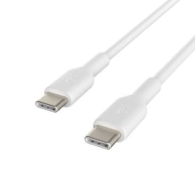 Belkin CAB003BT1MWH, 1 m, USB C, USB C, Vit
