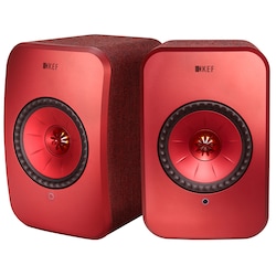 KEF LS-X stereohögtalare (röd)