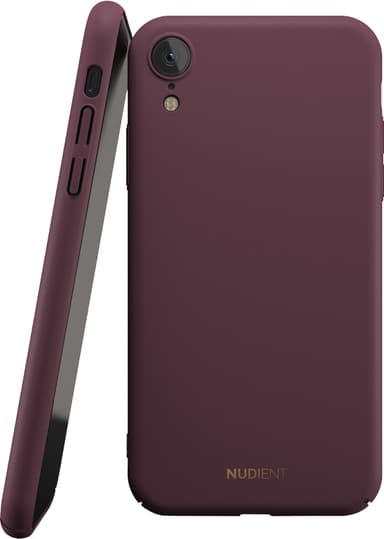 Nudient iPhone XR fodral (sangria red)