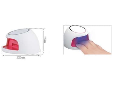 UV LED Nagellampa för gellack Vit