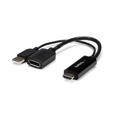 StarTech.com HDMI till DisplayPort-adapter - 4K 30 Hz, 3840 x 2160 pix