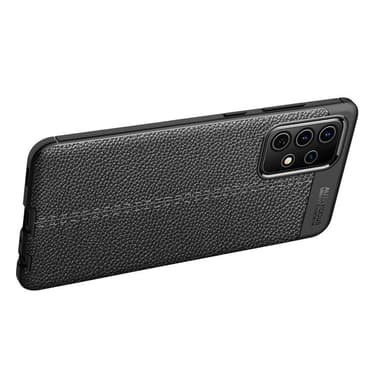 Samsung Galaxy A72 5G TPU skal Litchi Texture - Svart