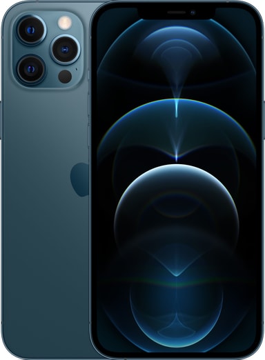 Iphone 12 Pro Max 5g Smartphone 128gb Pacific Blue Elgiganten