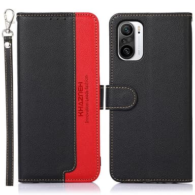 KHAZNEH Xiaomi Mi 11i Plånboksfodral Röd/Svart