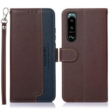 KHAZNEH Sony Xperia 5 III Plånboksfodral Brun