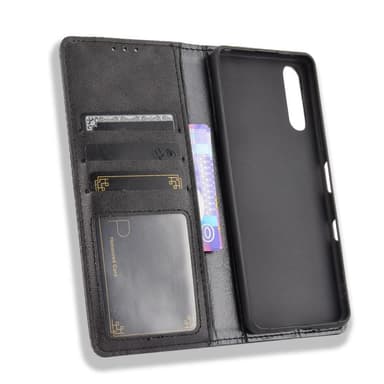 Sony Xperia 10 III Plånboksfodral Svart