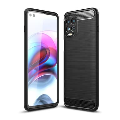 Motorola Moto G100 Karbon fiber texture Skal - Svart