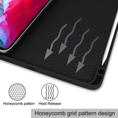 iPad Pro 11 2021 Slim fit tri-fold fodral - Svart