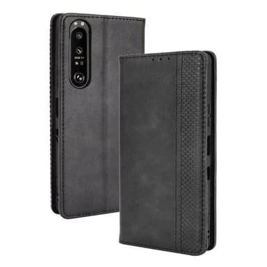 Sony Xperia 1 III Plånboksfodral Svart